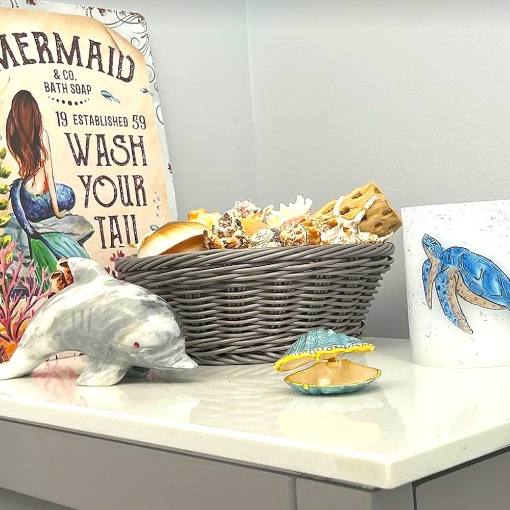 Seashell Crystal Jewelry Box - Picture 7 of 8